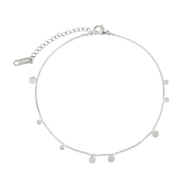 SMALL DOTS ANKLET SILVER SMALL DOTS ANKLET SILVER