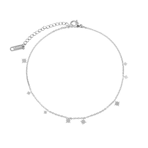 FALLING STARS ANKLET SILVER