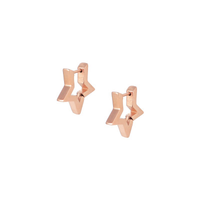 STAR HOOPS ROSE
