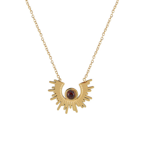 SOLAR ECLIPSE PENDANT GOLD