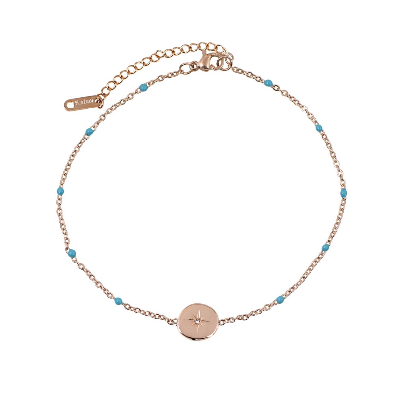 SHOOTING STAR BLUE ANKLET