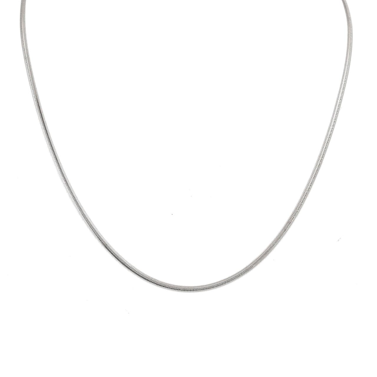DELICATE SNAKE CHAIN SILVER