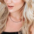 TINY DOTS NECKLACE SILVER