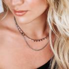 TINY DOTS NECKLACE SILVER