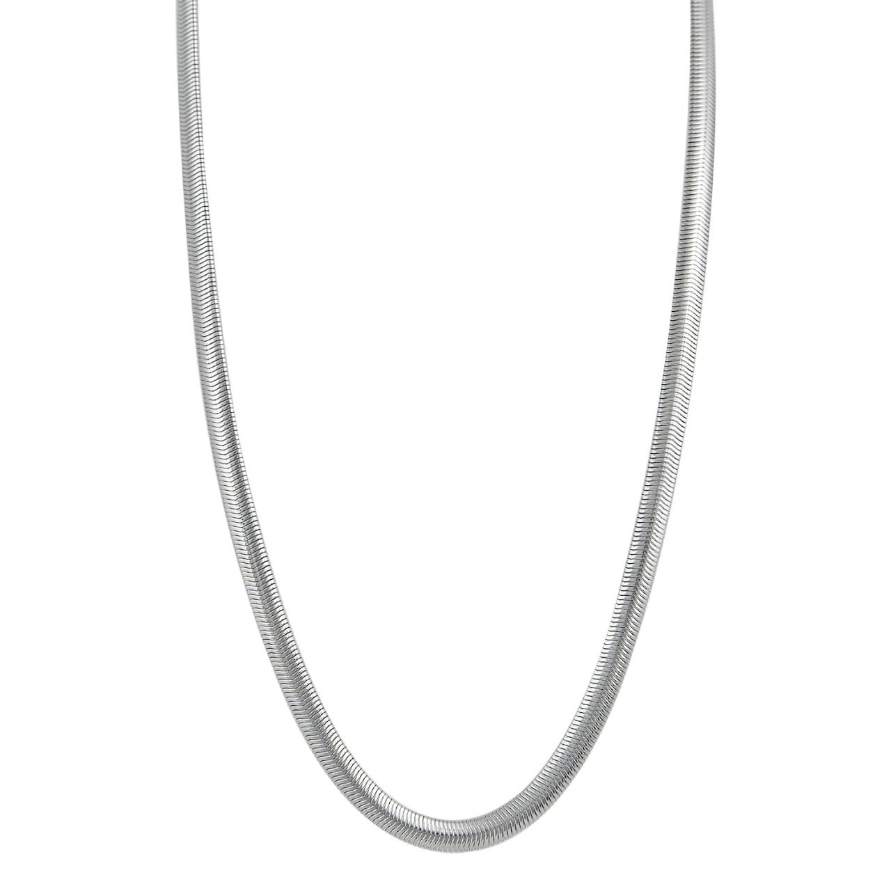 BOLD SNAKE CHAIN SILVER